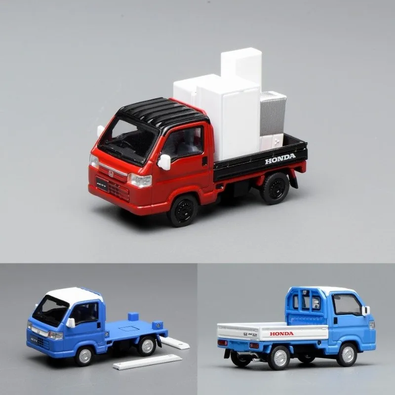 

MH 1:64 Honda ACTY Truck Town, имитация статического сплава, модель автомобиля, праздничный подарок для мальчиков, коллекция игрушек, декоративный предмет.