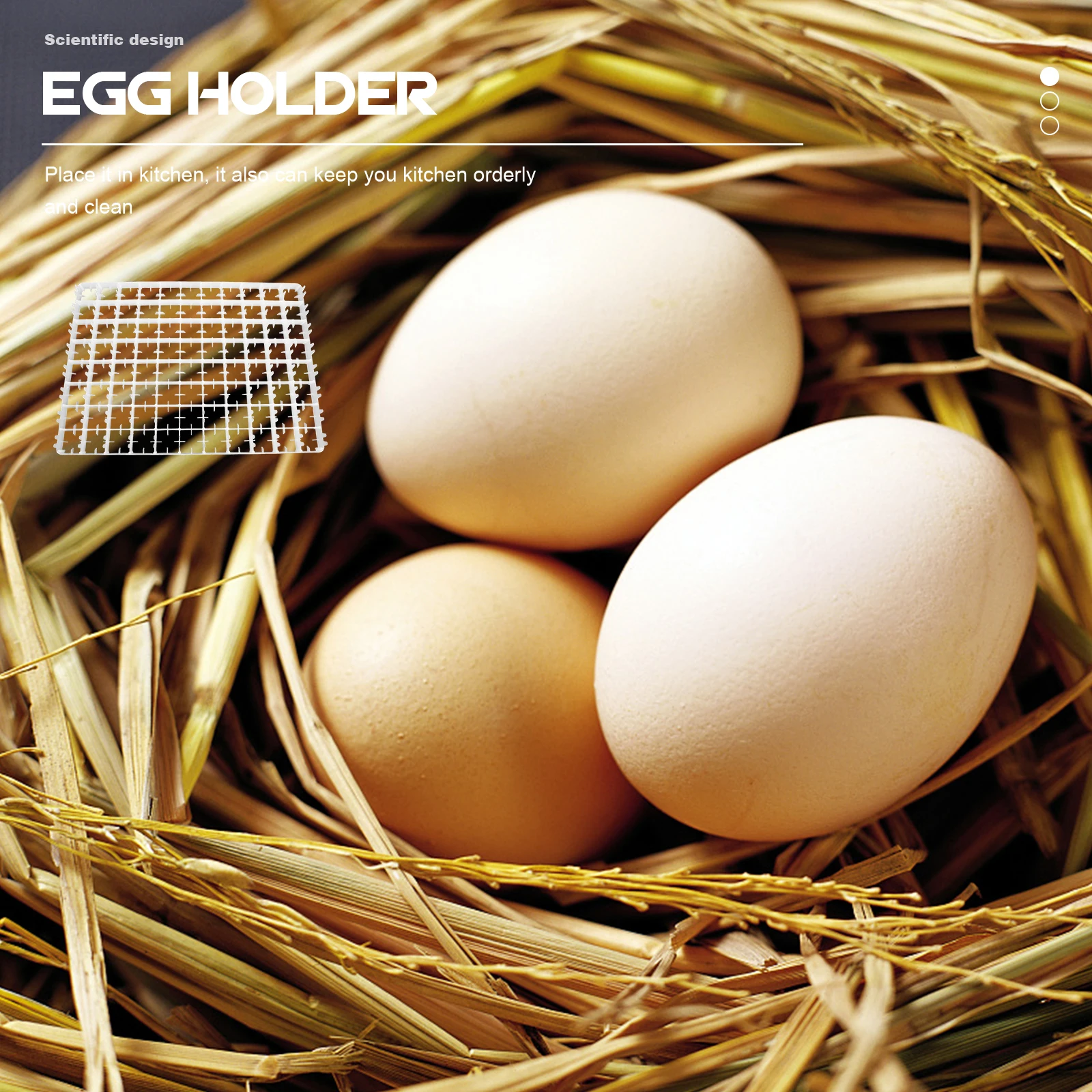 

88 Compartments Egg Incubation Tray Durable Plastic Storage Rack Large Grid Hatching Trays Protect Eggs Easy Carry Place