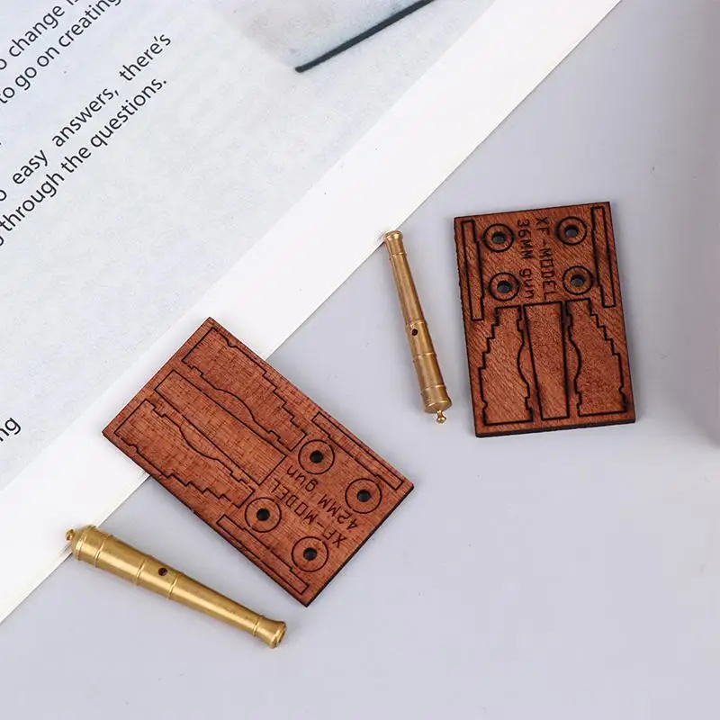 Hot！Sailboat Cannon Carriage Components Ancient Ship Model Aaccessories Deck Cannon Base Parts Sapele Wood Carriage 1 Set