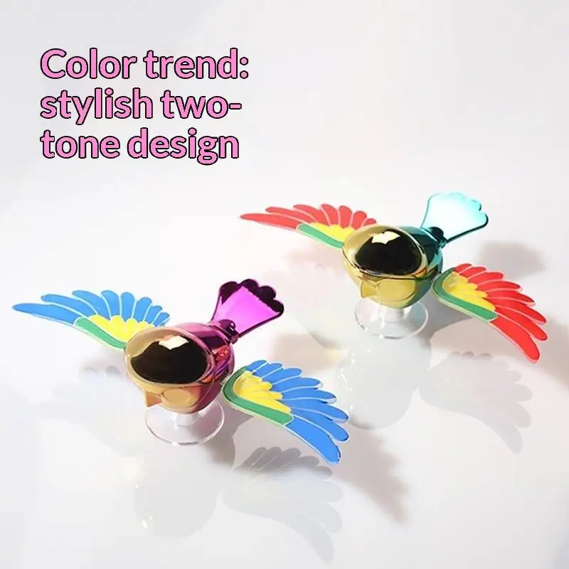 Flying Bird Car Ornament Fun Flaps Wings Decor For Rearview Mirror Simulation Flying Bird Accessory For Motorcycle Car