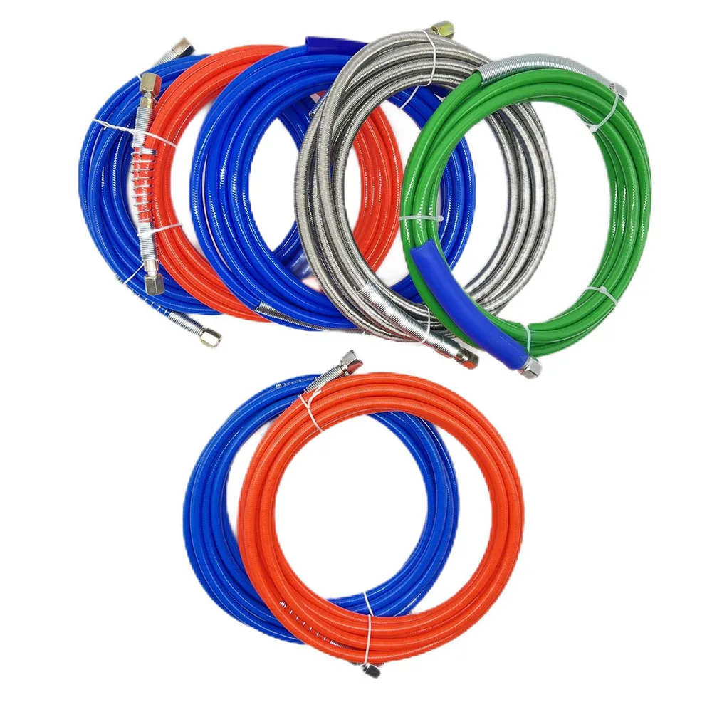 Safety High-pressure Pipe 5m for Grouting Machine ,Steel Wire Explosion-proof Pipe,Cement Pipe
