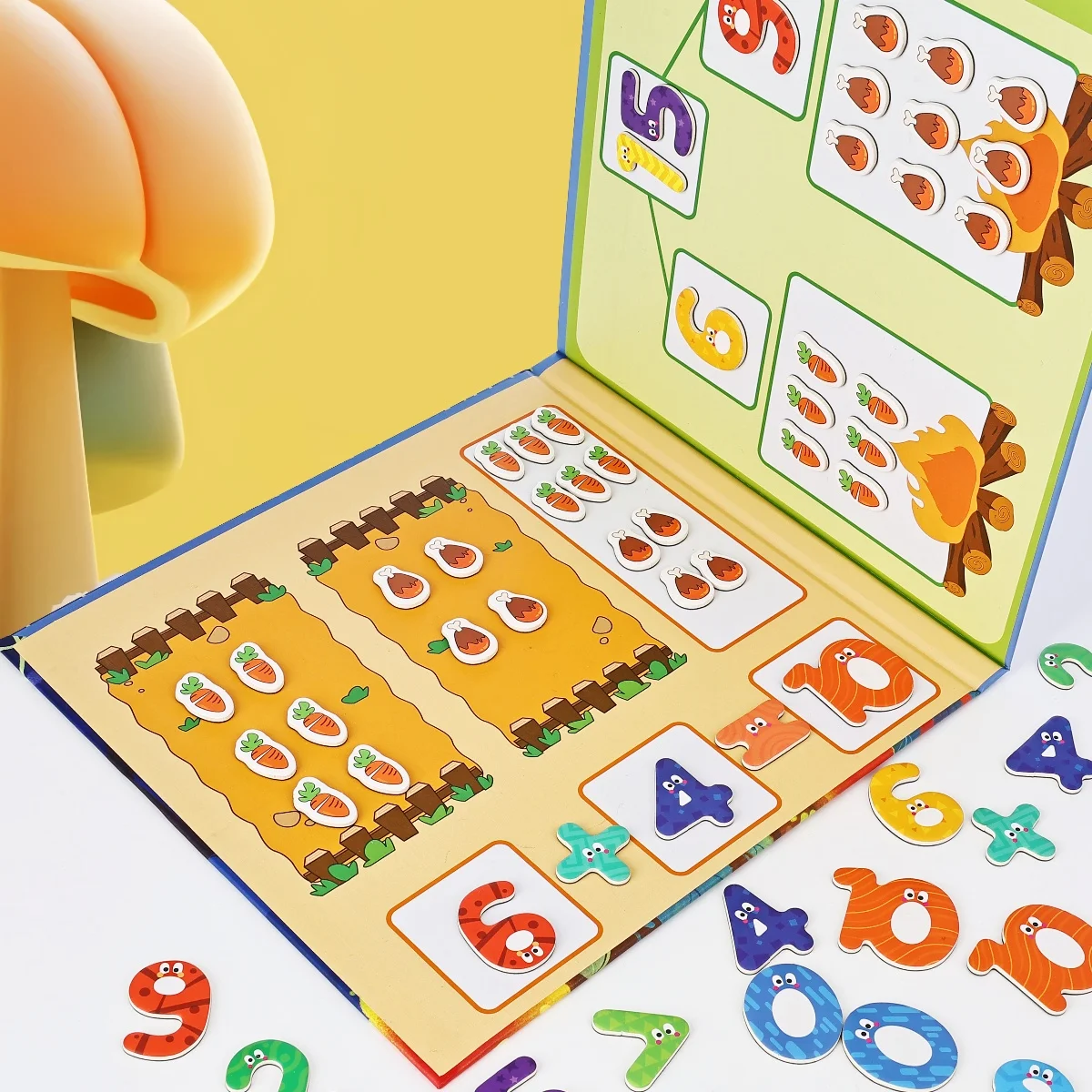 موضوع الديناصور للأطفال الرياضيات البلاط عدد التحلل الحساب 1-20 إضافة وطرح ألعاب التعليم المبكر