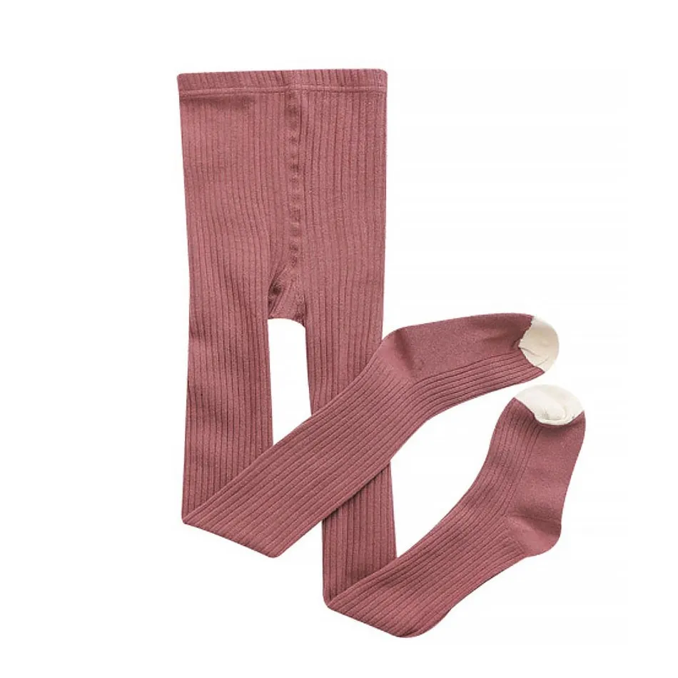 جوارب الطفل الرضع محبوك مضلع الجوارب الوليد الأبيض تمتد قيعان طفل الراحة القطن جوارب طويلة الأساسية طماق 0-8T
