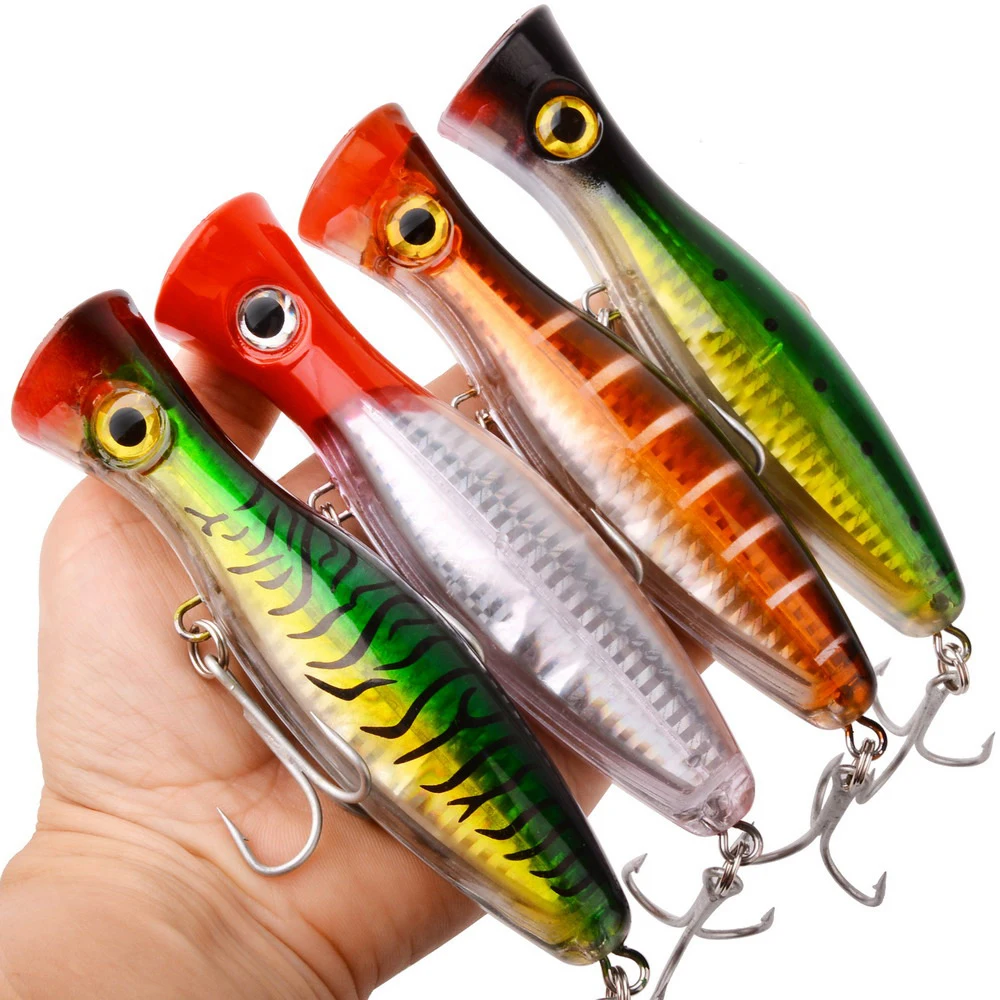 Big Game 42g/83g 12/16cm Topwater Popper Bait Luya Lure Fishing Swimbait  Wobbles Tackle Drag Marlin Tuna Trolling for Seawater