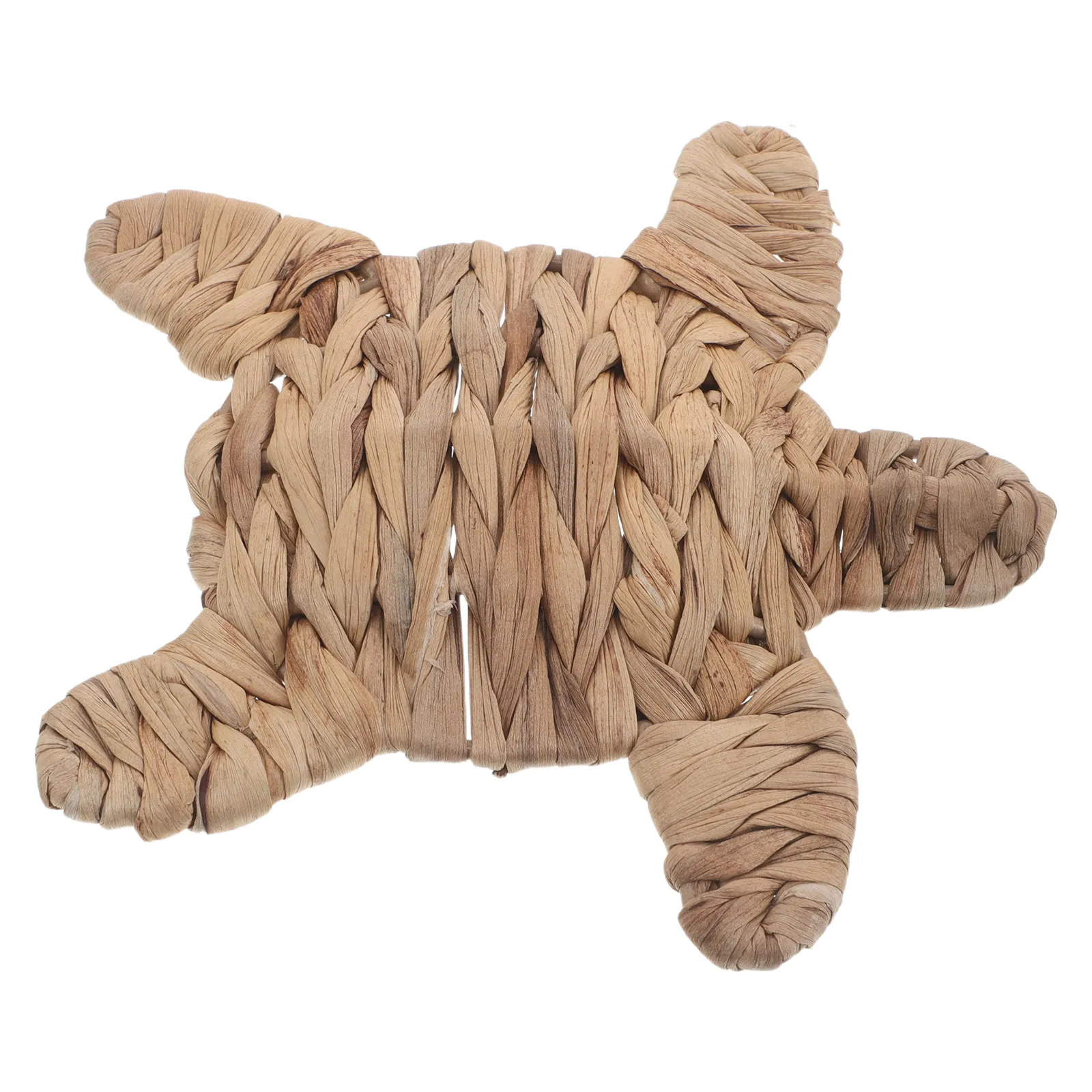Handwoven Straw Sea Turtle Wall Decor Mini Ornament Coastal Beach Themed Turtle Decoration Marine Animal Art Home Wall Ornaments