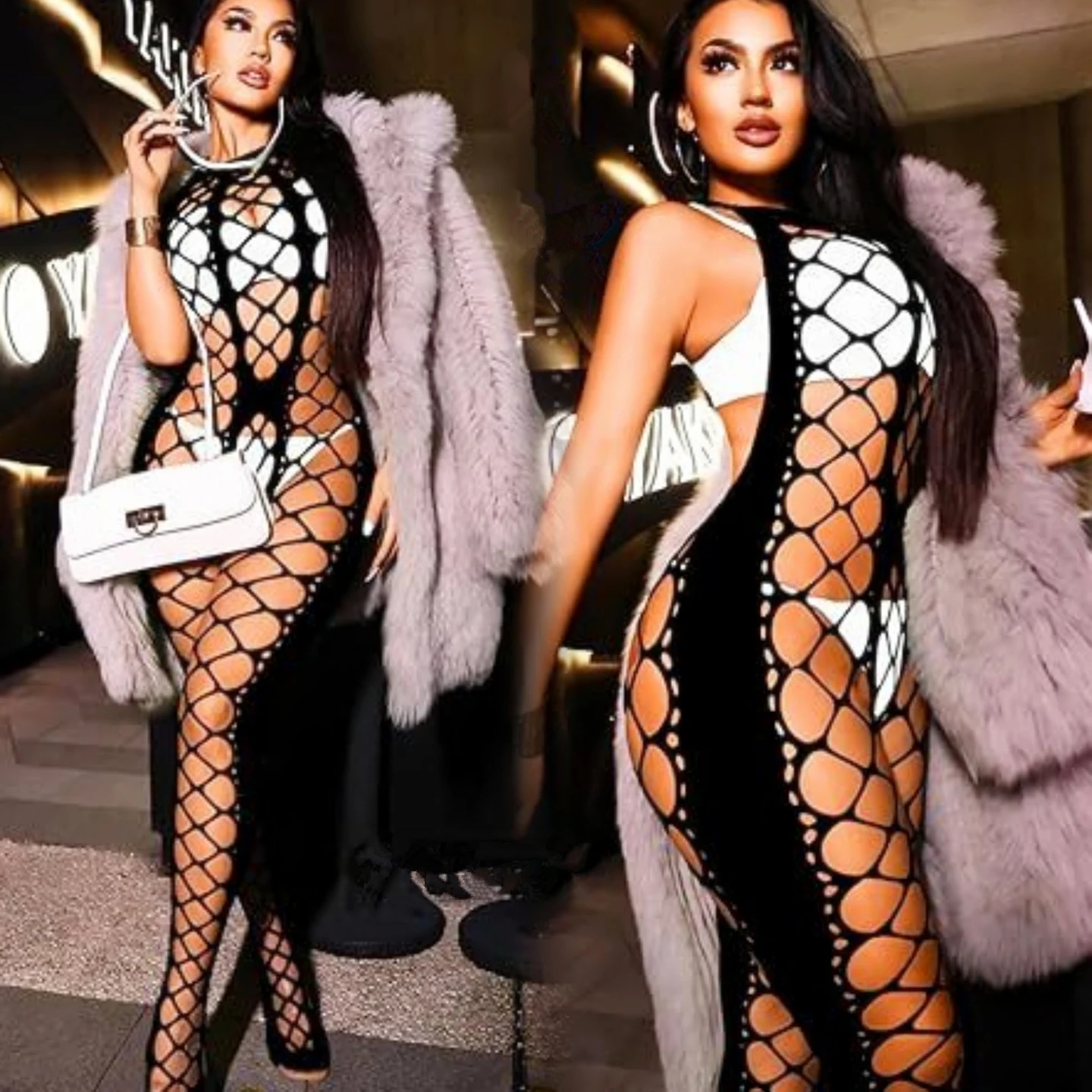 حار مثير الملابس الداخلية امرأة شبكة صيد السمك ارتداءها يتوهم الدانتيل الملابس الداخلية الاباحية زي انظر من خلال Bodystockings شبكة البيكينيات المثيرة الجنس مجموعة