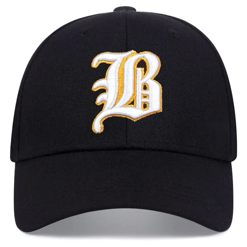 Unisex Gothic Letter Side Bee Embroidery Baseball Caps Spring and Autumn Outdoor Adjustable Casual Hats Sunscreen Hat Sports Cap