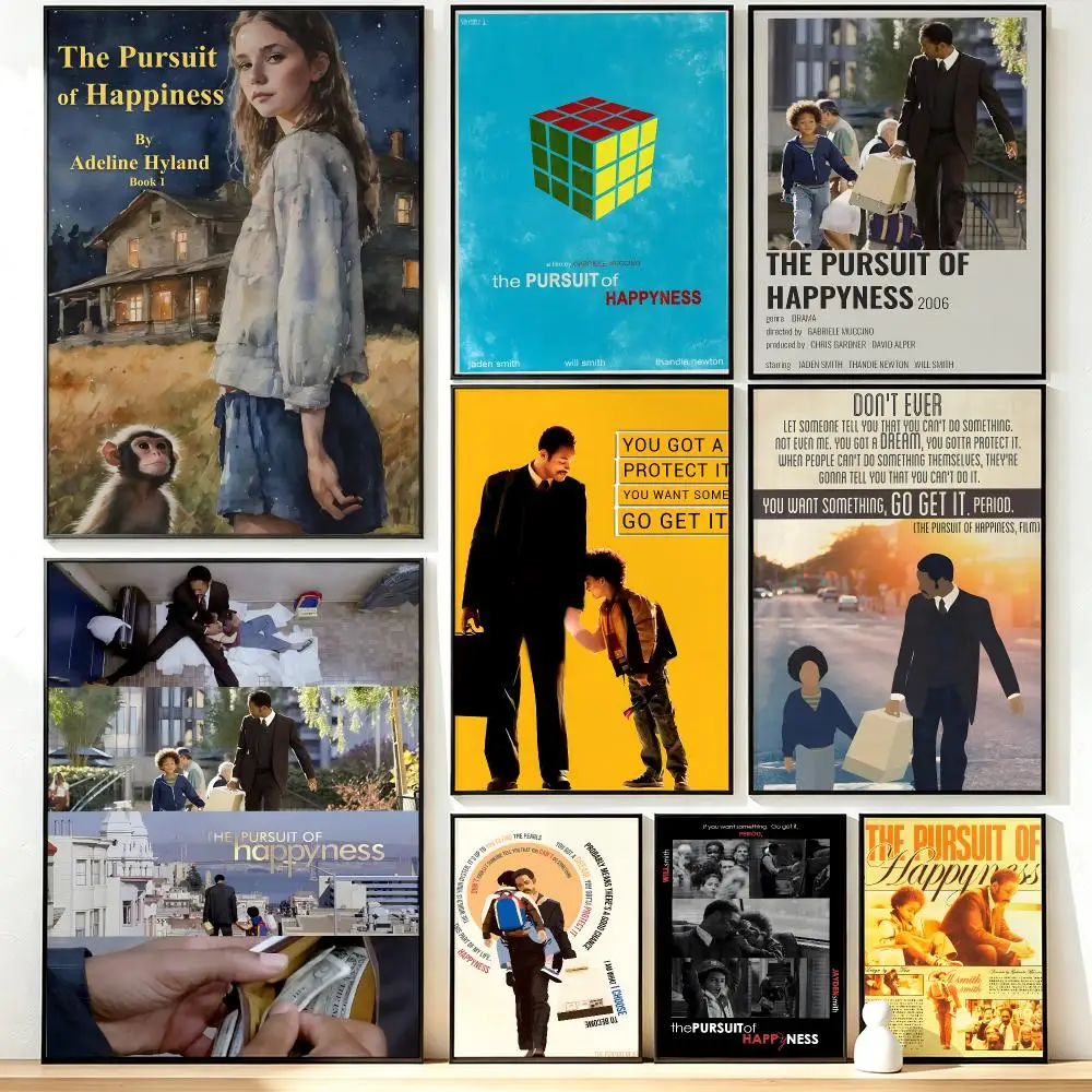 Wall Art Poster Trendy movie The Pursuit of Happyness Poster for Office Home Decor Interior Large Wall Picture Print
