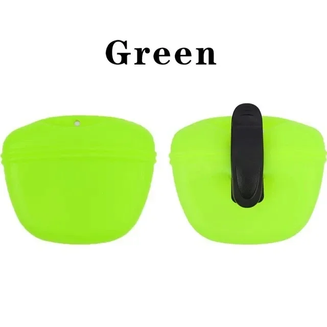 Hersteller Silikon Haustier Hund Training Taille Tasche Tragbare Lebensmittel Belohnung Lagerung Tasche Welpen Snack Tasche mit Magnetische Clip Haustier Ausflug – Detail 13