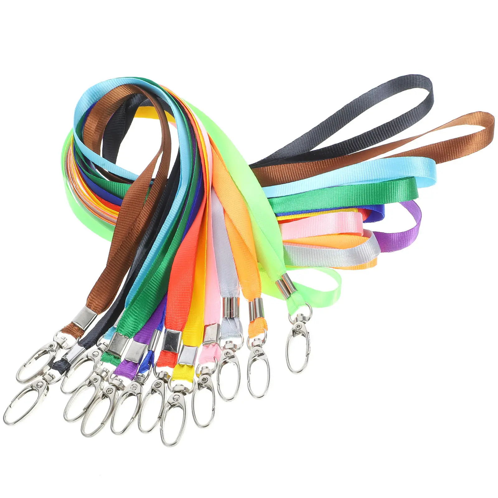 

12Pcs Heavy Duty Id Badge Lanyard Multi-Function Neck Strap for Employee Id Card Holder Office Staff Outdoor Travel Use
