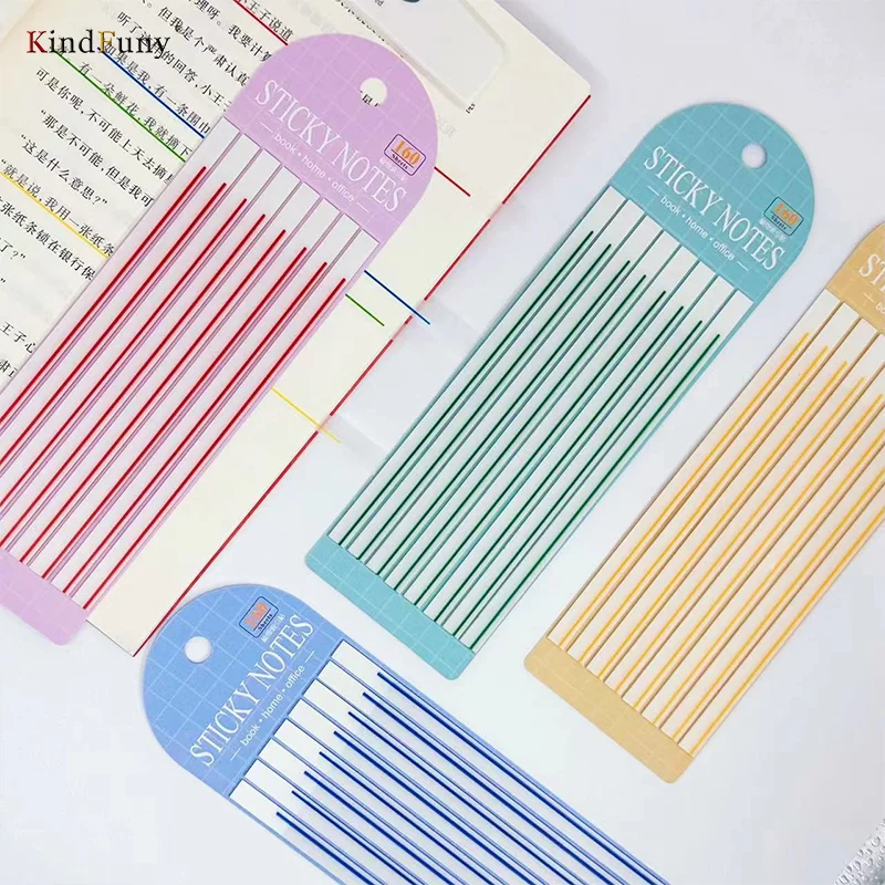 KindFuny 160 Sheets Transparent Sticky Notes Clear Notepad Waterproof Memo Pad for Journal School Office Stationery