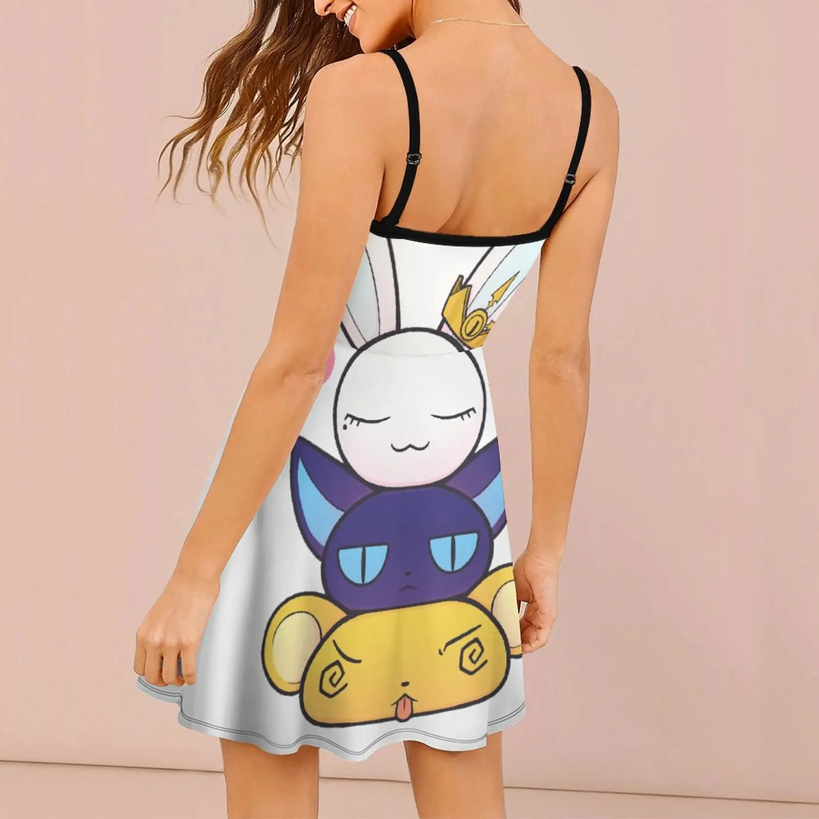 Robe à bretelles pour femme, Cardcaptor Sakura, Guardians, Sweat à capuche léger, Robe à bretelles pour femme, Graphic Cool Va