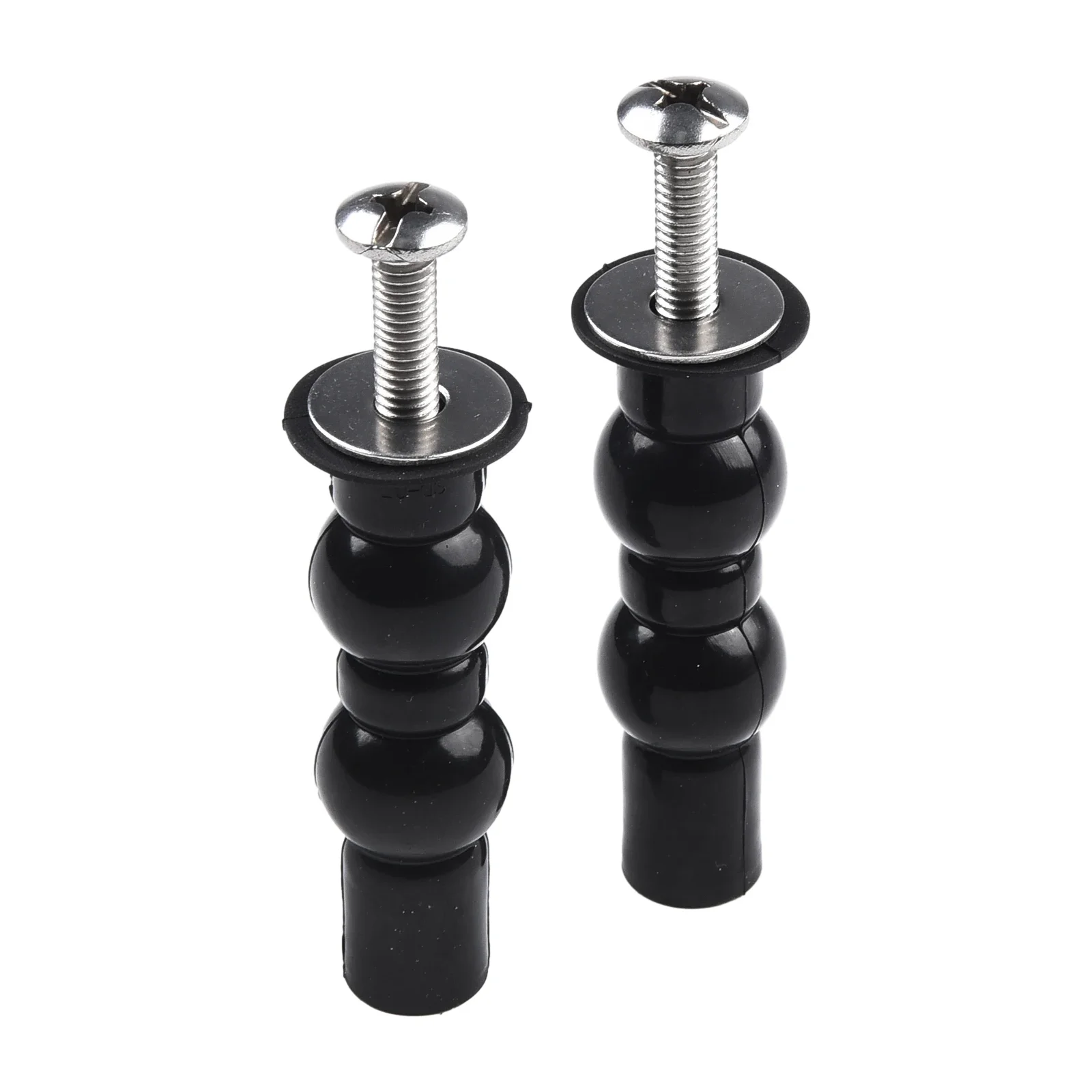 2 Pack Toilet Seat Screws Hinges Toilet Hinge Sc/////////////////////Rubber Bolt Top Nuts Set Bathroom Accessories