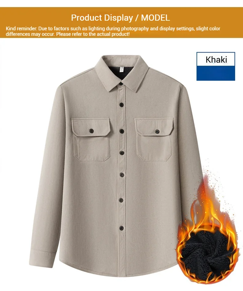 

Тяжелая массивная высокая яма массивная полоска винтажная вельветовая рубашка с длинными рукавами мужская осенне-зимняя хлопковая рубашка-карго куртка