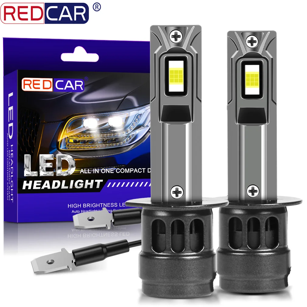 40000LM H1 H7 LED Car Headlight Bulbs Canbus H11 9005 HB3 9006 HB4 LED Lamps with Fan High Low Beam for Turbo Auto Lamp 12V
