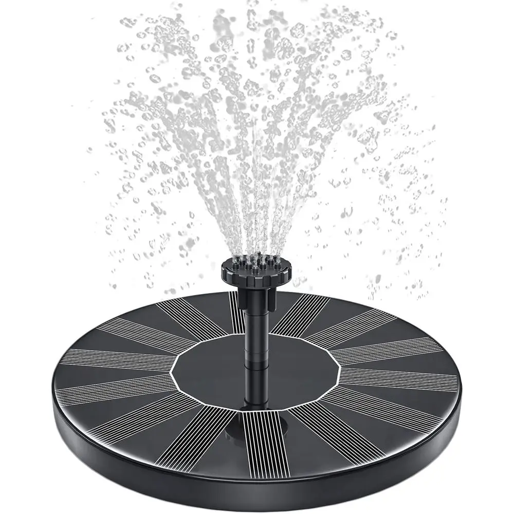 

1.5W Floating Powered Water Fountain with 6 Nozzles and Mixer, for Outdoor Garden Pond Pool