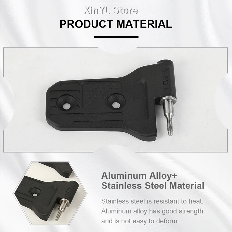 Car Door Hinge Replacement Part for Jeep Wrangler JL for Gladiator JT 4-Door 2018 Up American Flag Car Exterior Accessories