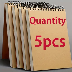 5 buku sketsa, kertas cat air, penjilidan spiral atas, 1 buku dengan 30 lembar, buku sketsa seni bebas asam, kertas tulis seni lukis 10 buku sketsa cat air penjualan terbaik - №