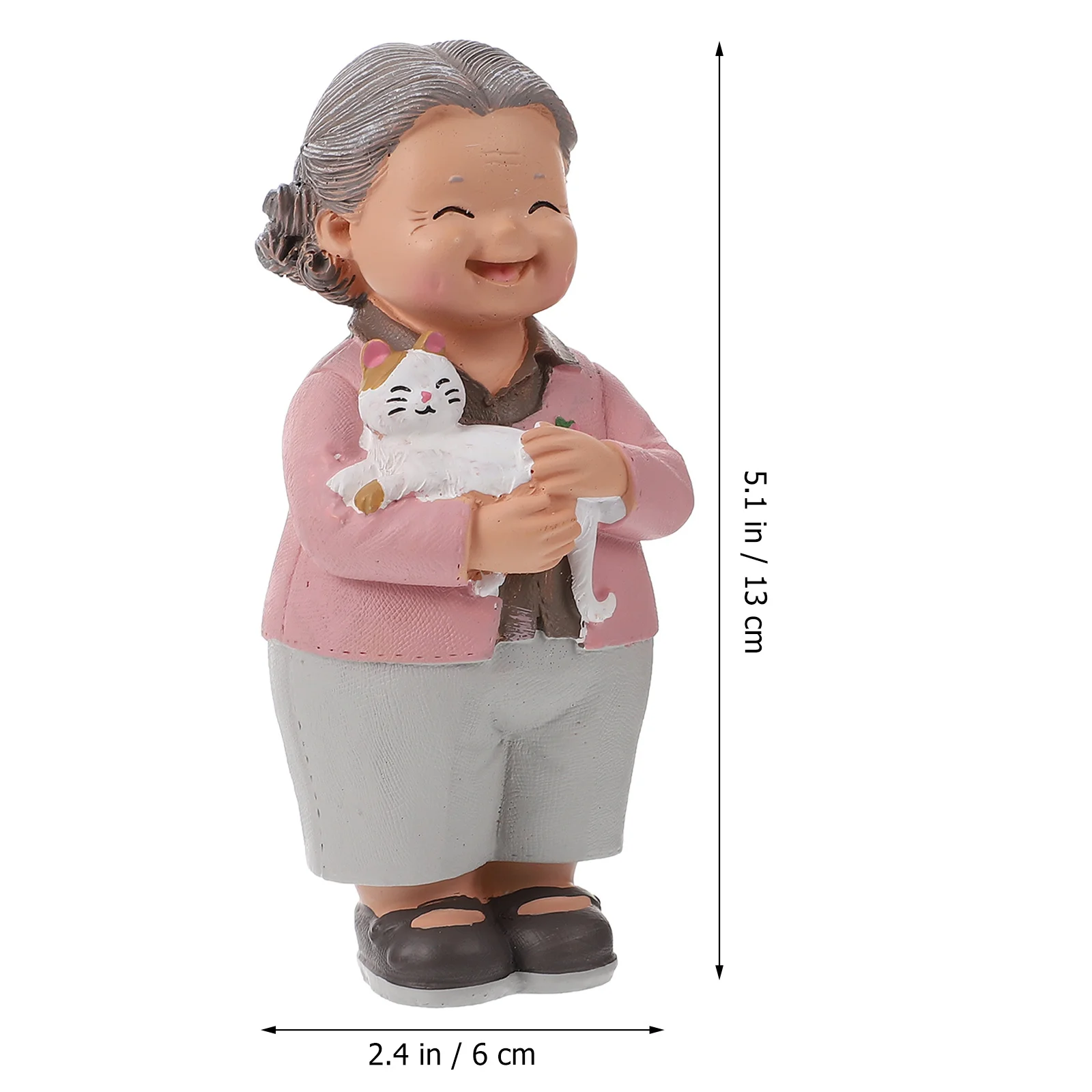 

1Set Elderly Couple Resin Statue Exquisite Married Couple Decoration Anniversary Gift for Family Anniversary Wedding Statues