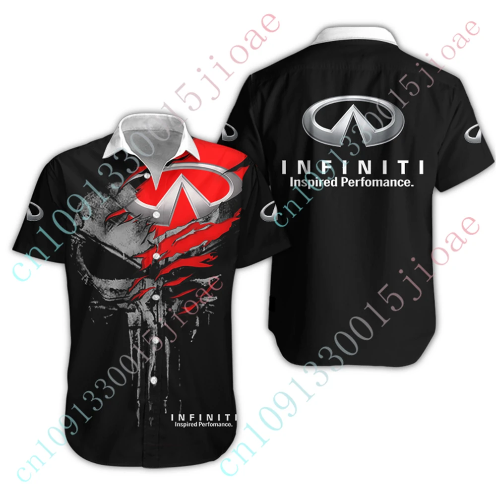 Infiniti Shirts And Blouses Unisex Clothing Casual Oversized T-shirt 3D Button Cardigan Anime Shirts For Men Women Custom Logo