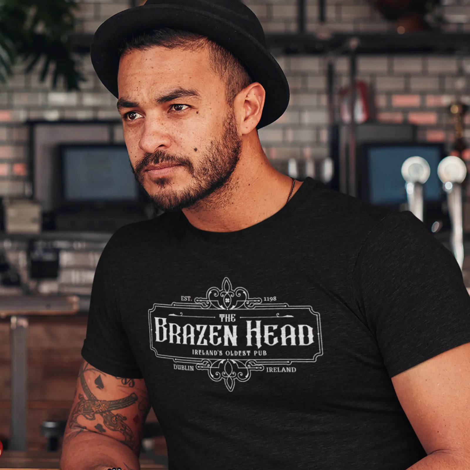 The Brazen Head، أقدم تي شيرت الحانة في أيرلندا، هدية رائعة لزواحف الحانة #2