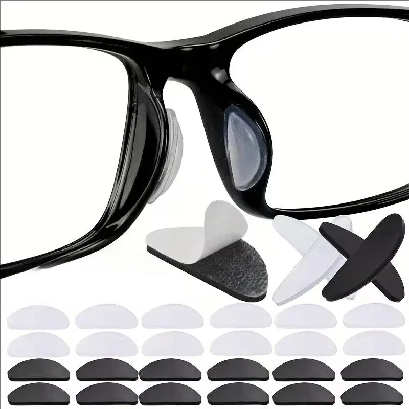 Clear Non-Slip Glasses Nose Pads Invisible Silicone Self Adhesive Nose Pads Glasses Nose Holder Sticker Pad Eyewear Accessories image 2