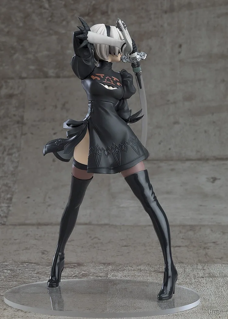 18CM 2B Anime Game NieR: Automaten Figuur YoRHa Nr. 2-type B animatiemodel speelgoed geschenken collectie desktop decoratie ornamenten