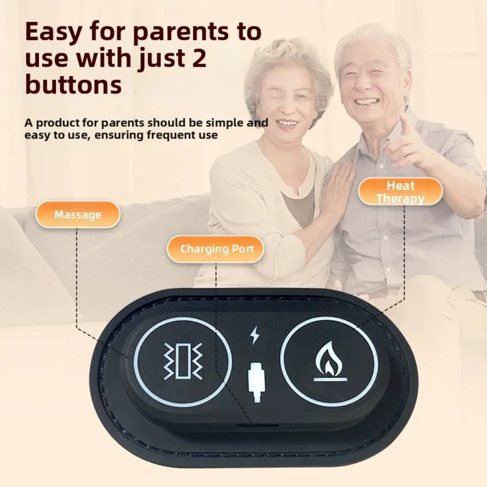 Rechargeable Wrist Massager Portable with Heating Function Hand Massage Protector Ergonomic 3 Heating Settings
