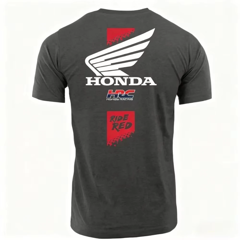 

HONDA 2026 New Hot Summer Men's Women's T-shirt Summer Cotton Tee Honda Gold Wing Racing Spring Autumn Motorcycle Cycling Top