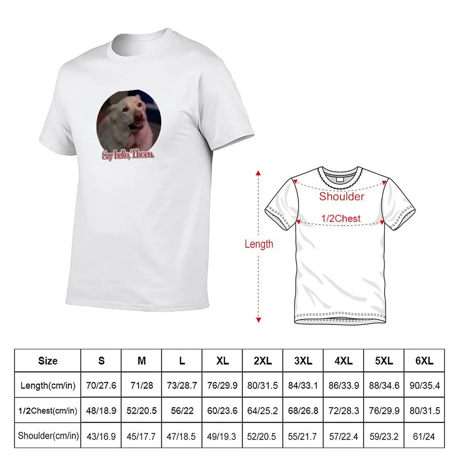 Say Hello, Thorn T-Shirt man t shirt graphic g man t shirts for men man tshirt T-shirt