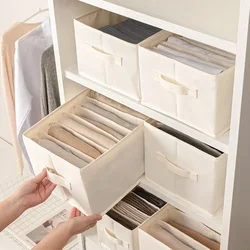New Washable oxford Fabric Folding CD Storage Box underwear Foldable Bins Toys Organizer With Lid Storage Basket Laundry Basket