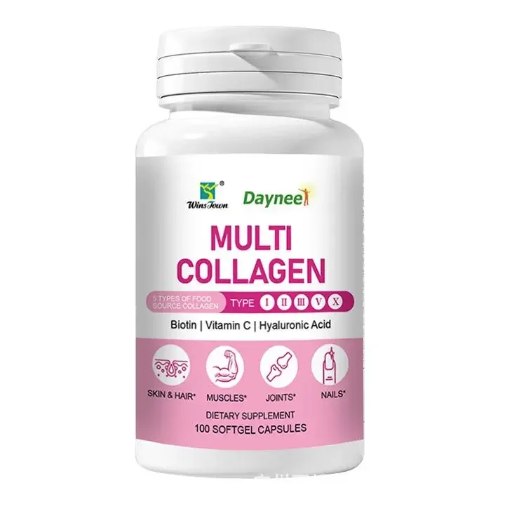 

1 bottle collagen soft capsules to enhance immunity promote digestion improve skin laxity alleviate skin dullness