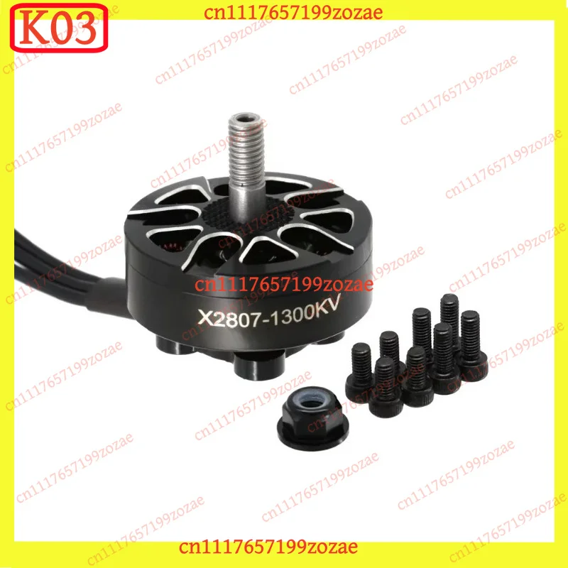 k03 4pcs 2807 Brushless Motor 1300KV 1500KV 1700KV 4S 6S for FPV Freestyle 7inch Long Range Drone LR7 DIY Parts Accessories