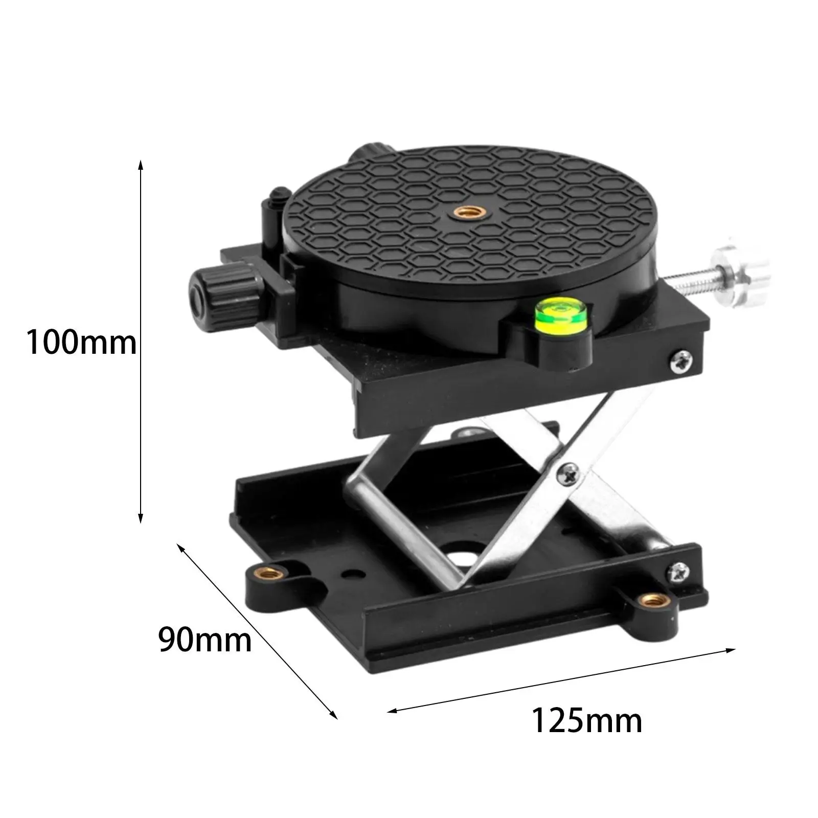 Lifting Platform Aluminum Alloy Woodworking Tools Adjustable Lifting Stand Heavy Duty Manual Control Lab Lift Stand Table