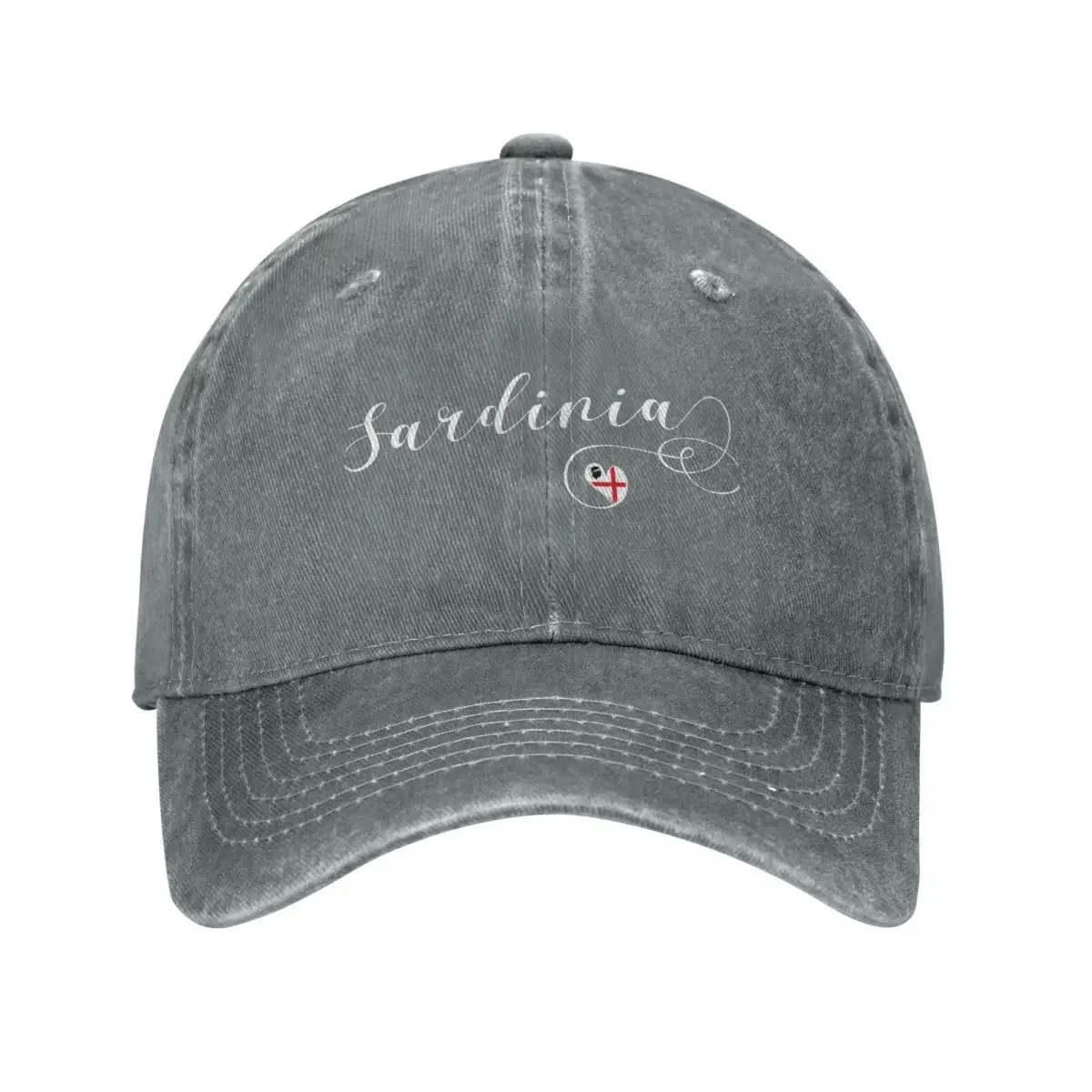Heart Sardinia Flag, I Love Sardinia, Italy, Sardìgna Baseball Cap Custom Cap Kids Hat Fishing cap Women's Beach Outlet Men's