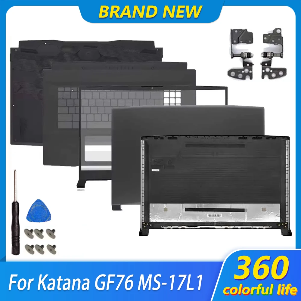 New Original Laptop For GF76 12UGK 12UGS MS-17L1 17L4  LCD Back Cover Front Bezel Palmrest Lower Bottom Base Case 17.3 Inch