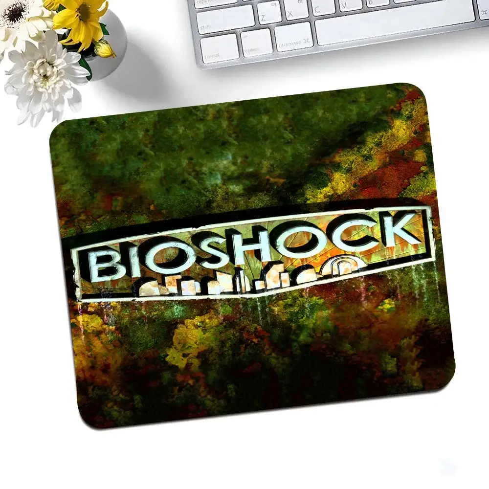 Game B-Bioshock R-Raptures MINISO Mouse Pad Ultrafine Surface Gaming Accessories Keyboard Pads Gamer Mouse Mat Rubber Desk Mat