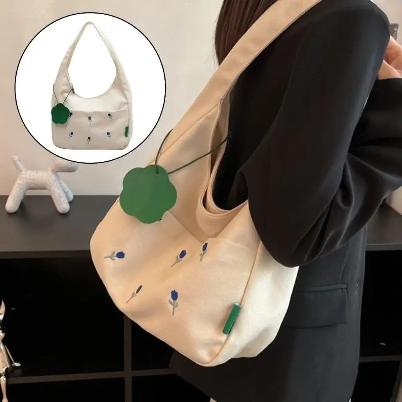 

Summer Canvas Handbag Shoulder Bag Stylish and Lightweight Tote Bags for Women and Girls 20CA