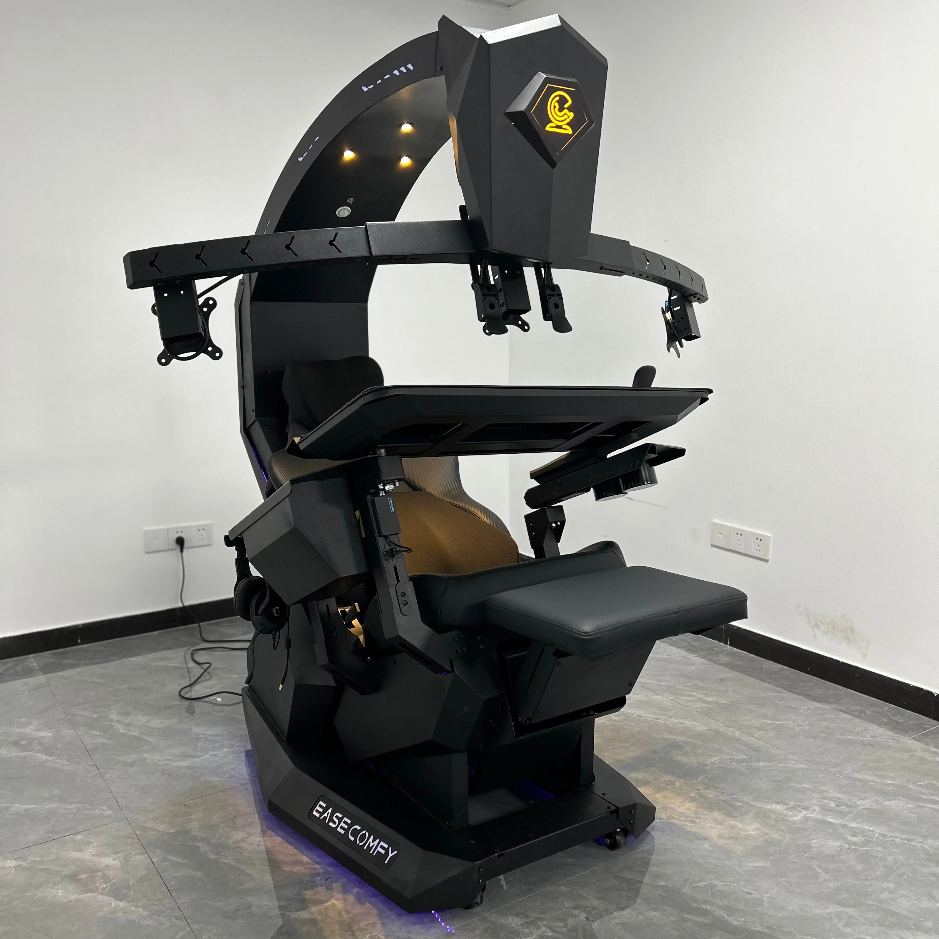 

T2 EASE COMFY Ergonomic High Back zero Gravity Recline Workstation Computer Cockpit zero Gravity Gaming Cockpit