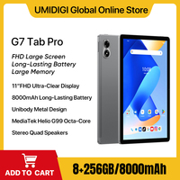 UMIDIGI G7 Tab Pro Tablet Android 13,16GB(8+8GB Extended)RAM 256GB ROM 8000mAh MediaTek Helio G99 Octa-Core 11” FHD Tablet 2024