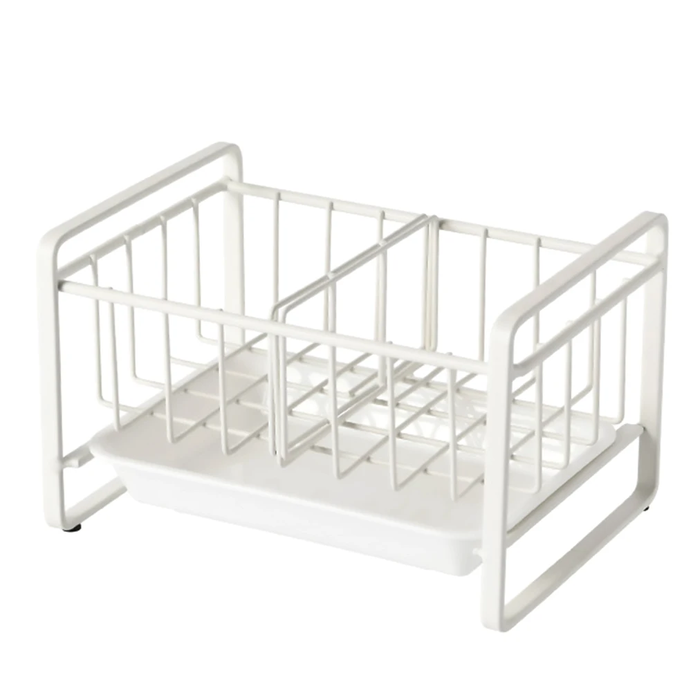 

Kitchen Shelf Iron Mesh Basket Wrought ganizer White Sundries Ventilating Dry Small Elegant Easy Clean Narrow Place Suitable
