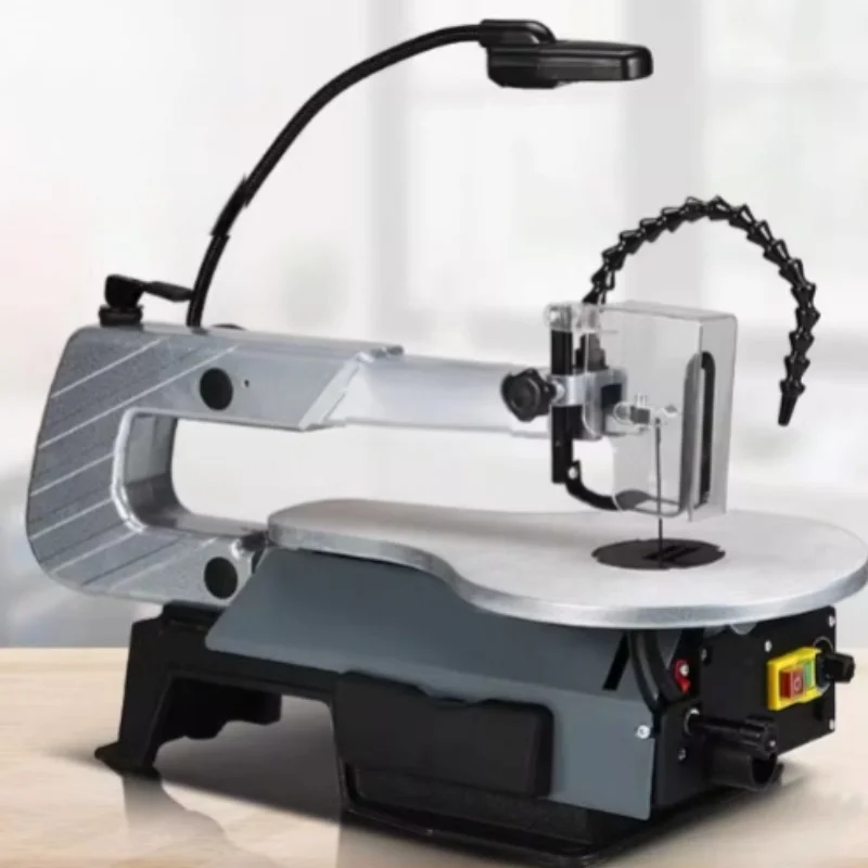 220V Electric Curve Saw Desktop Woodworking Multifunctional Wire Jig Saw Piercing Model Saw Machine 400-1600RPM