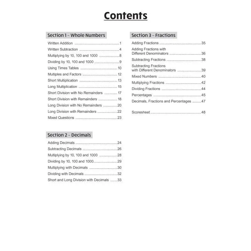 KS2 Maths SAT Buster Arithmetic  Book 1 For The 2025 Tests CGP Books Coordination Group Publications 9781782942306 Book