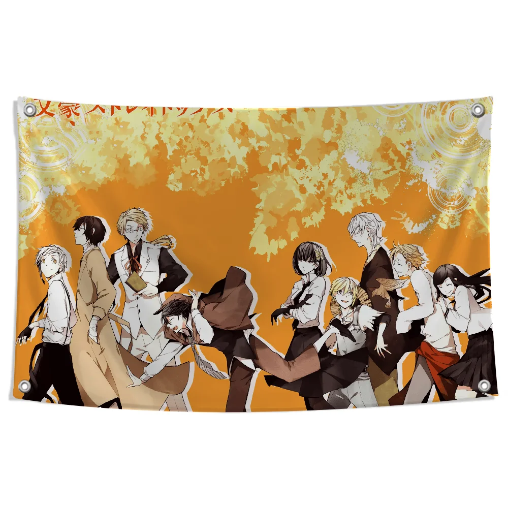 

Bungo S-Stray Dogs Anime Flag Home Decor Tapestry Flag to Hang Cartoon Garden Personalized Items Flags for Bedrooms Decoration