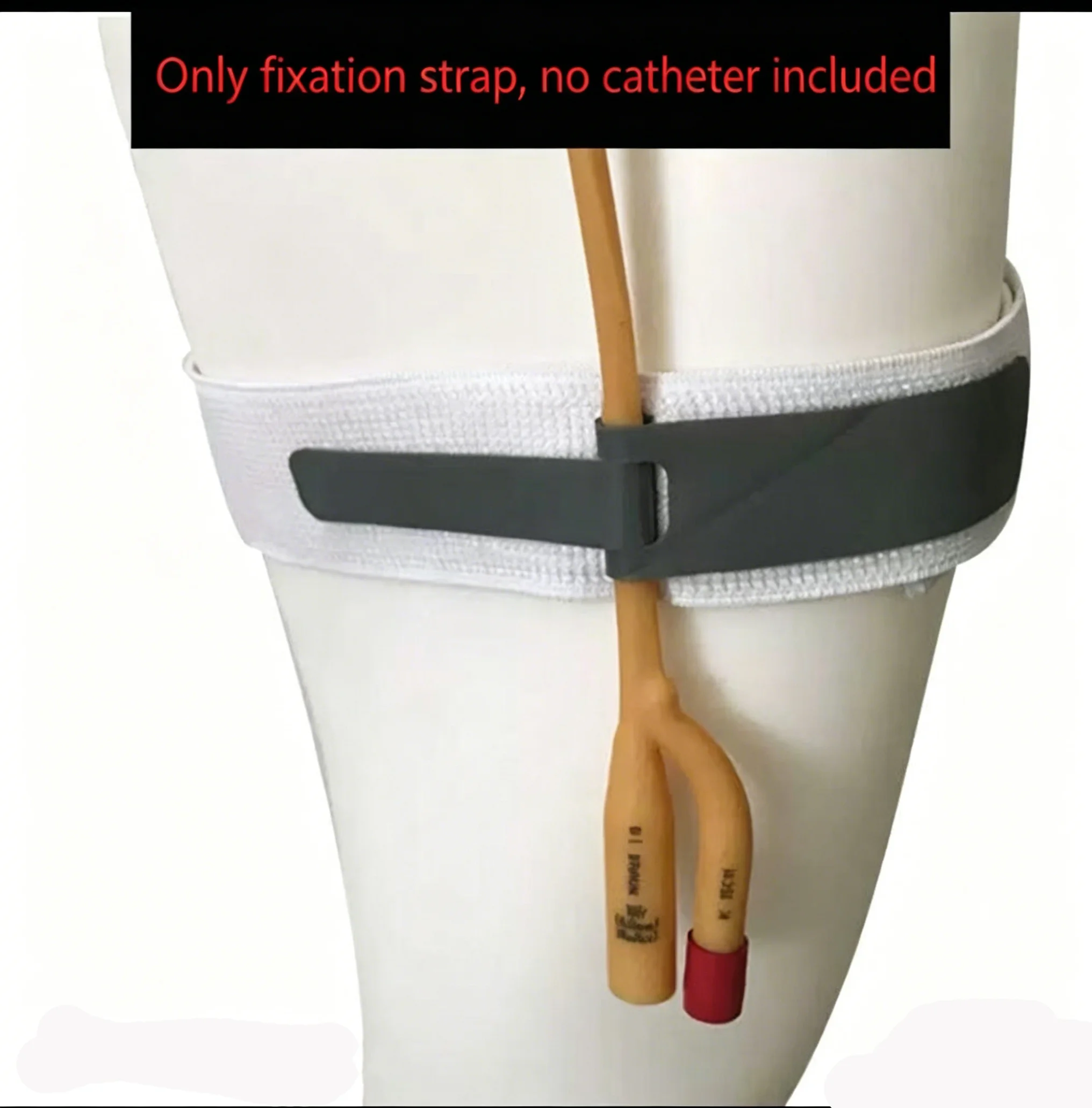 Sangle de fixation élastique réglable pour poche urinaire, sangle de fixation pour cathéter, support de poche de drainage urinaire à scratch