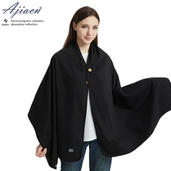 Electromagnetic radiation protective 50% or 75% silver fiber lining blanket Office equipment EMF shielding pregnant women shawl