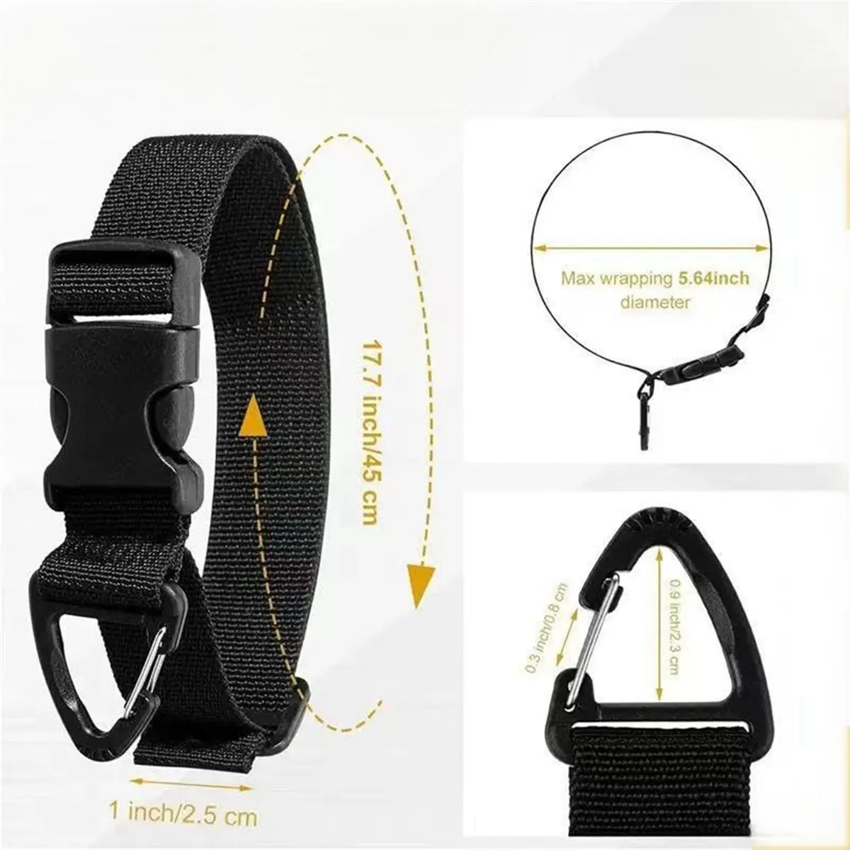 【MUST-HAVE LIST】 10PCS Storage Straps, Hook-and-Loop Cord Organizer Hanger with Triangular Buckle for Cables, Wires, Rope, Hoses