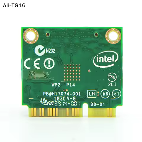 (YY)1Pc 2025 New AC 7260 7260HMW Mini PCI-E Dual-Band 2.4G/5Ghz Wireless Network Card Bluetooth 4.0 802.11a/b/g/n
