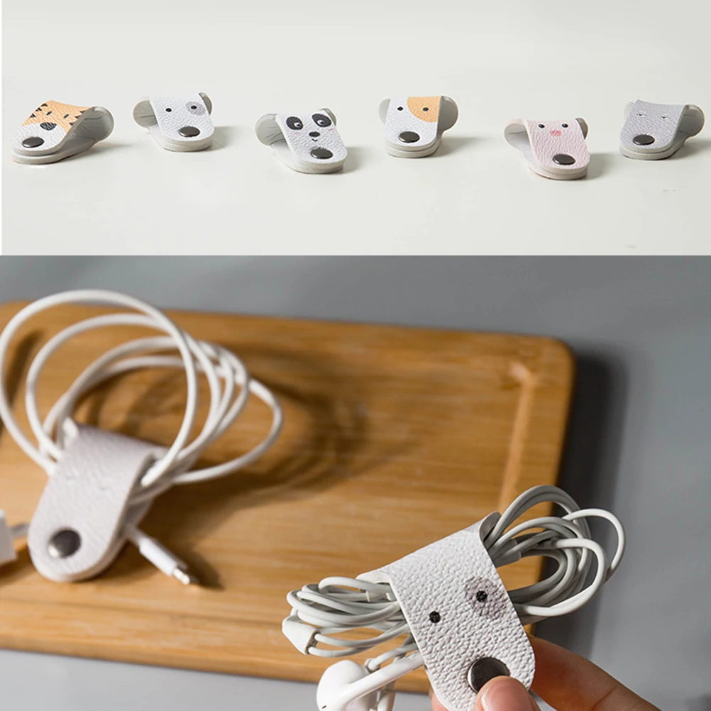 

2 Pcs Data Cable Buckle Wire Organizer and Cables Holder Support Clips from Protector USB Cord Manager