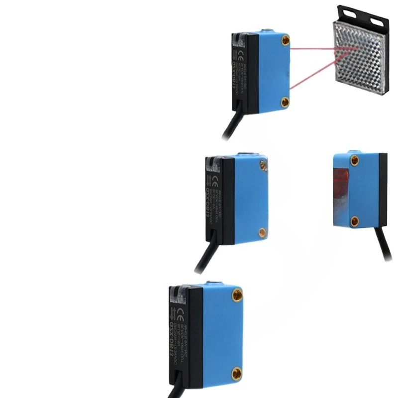

Square background suppression photoelectric switch laser sensor, diffuse reflection distance is not affected by colo